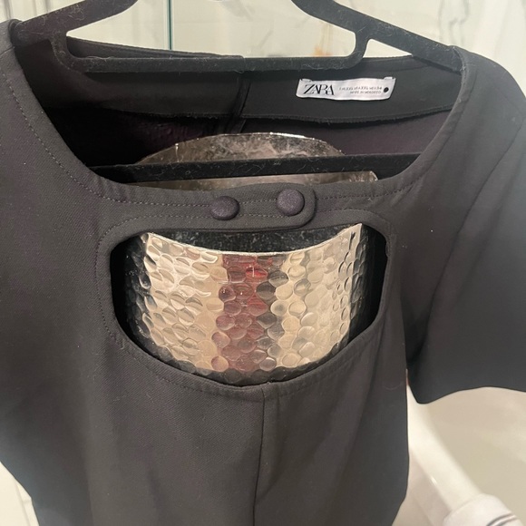 Zara mod Austin Powers style mini dress size XXL twiggy space age swinging 60s - Picture 11 of 17